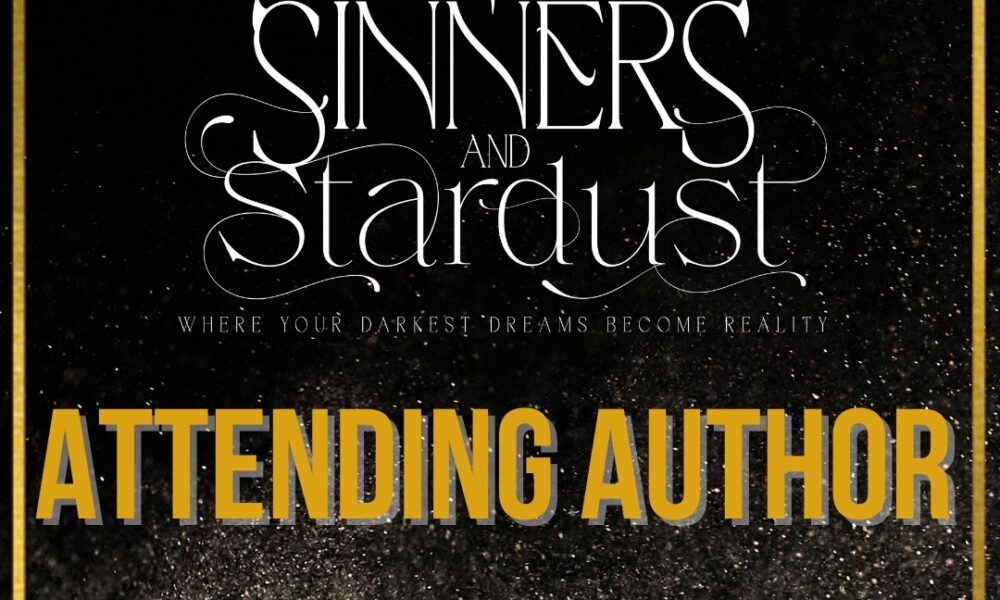 Signing author at Sinners and Stardust